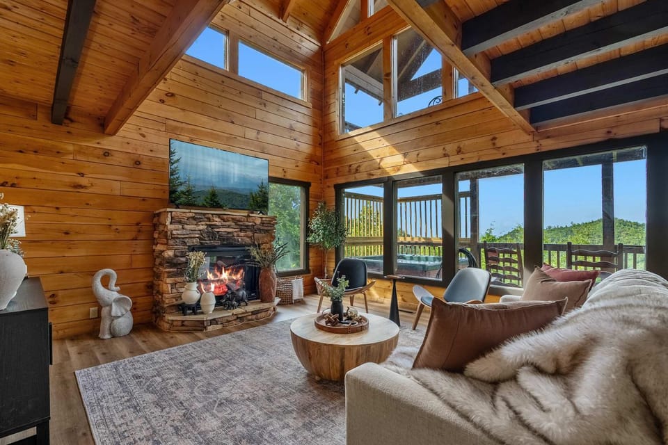 New Panoramic Smoky Mtn Views-Mins to Dollywood House in Sevier County