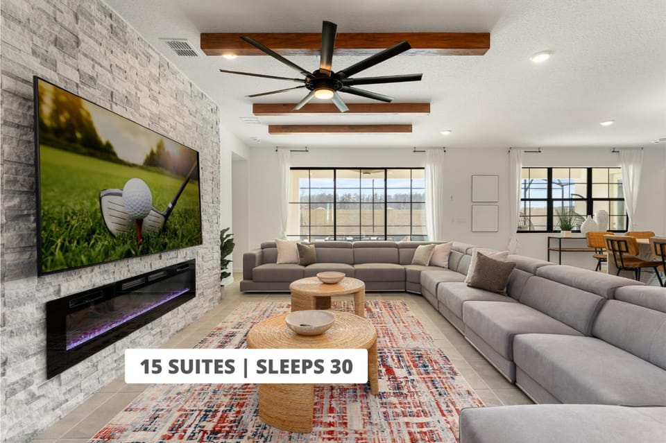 Communal lounge/ TV room, TV and multimedia, Living room, Seating area, Evening entertainment, fireplace