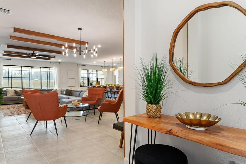 Living room, Seating area, Dining area