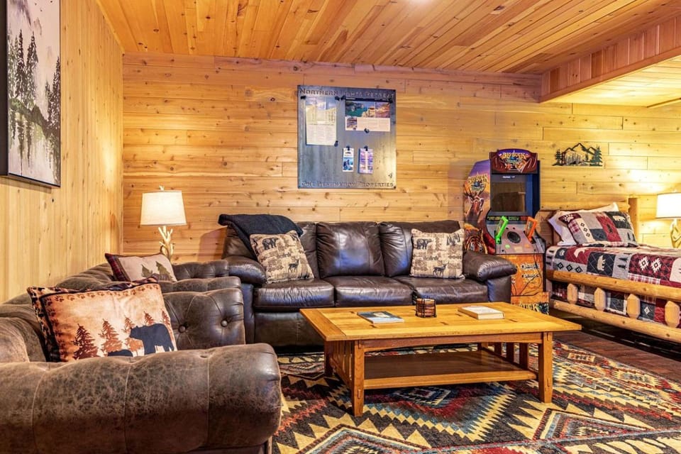 Rustic Cabin Retreat with Firepit & Aurora Skies in Grand Marais, Michigan Cabin in Burt Township