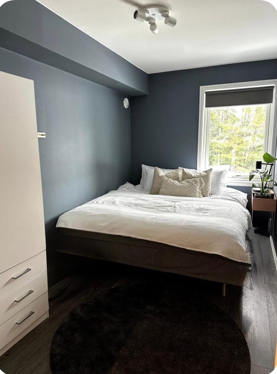 Apartment near Gardermoen and Jessheim with parking and view over the creek in the garden Apartment in Viken, Norway