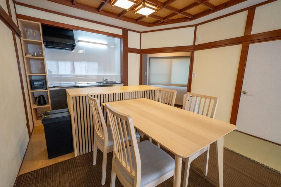 Kitchen or kitchenette, Living room, Dining area