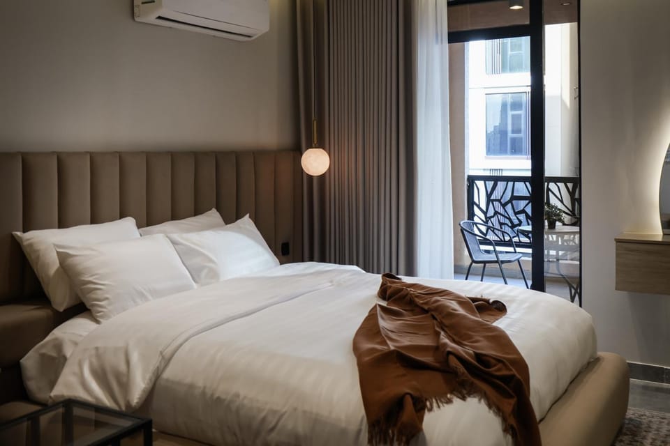 201 أستديو فـخم بشرفة ودخول ذاتي Apartment in Al Khobar