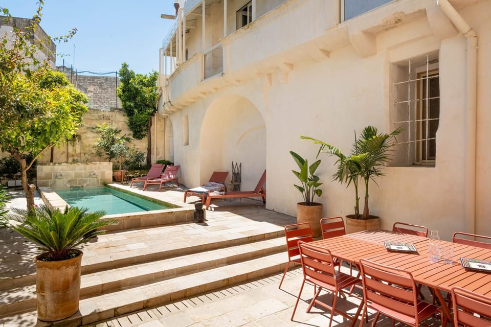 Patio, Dining area, Garden view, Pool view, Swimming pool