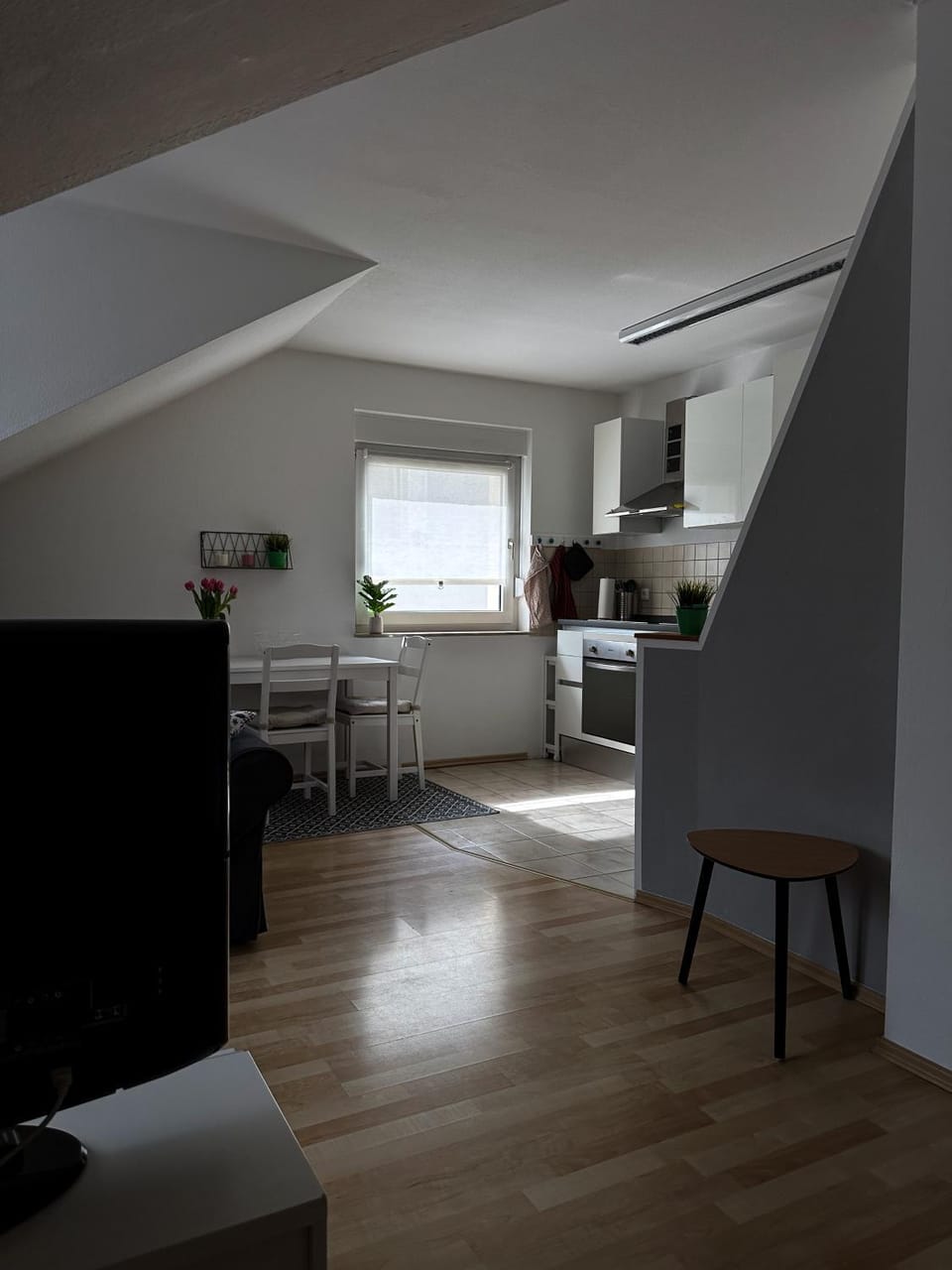 Kitchen or kitchenette, Living room