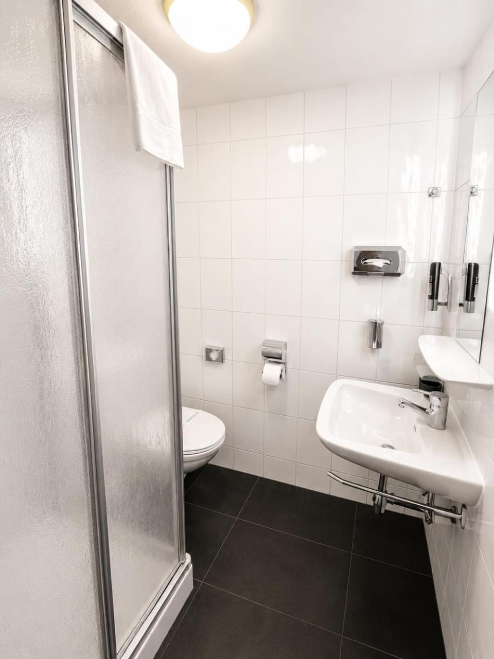 Shower, Toilet, Bathroom, towels