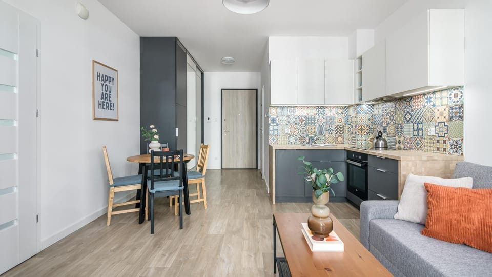 Kitchen or kitchenette, Living room