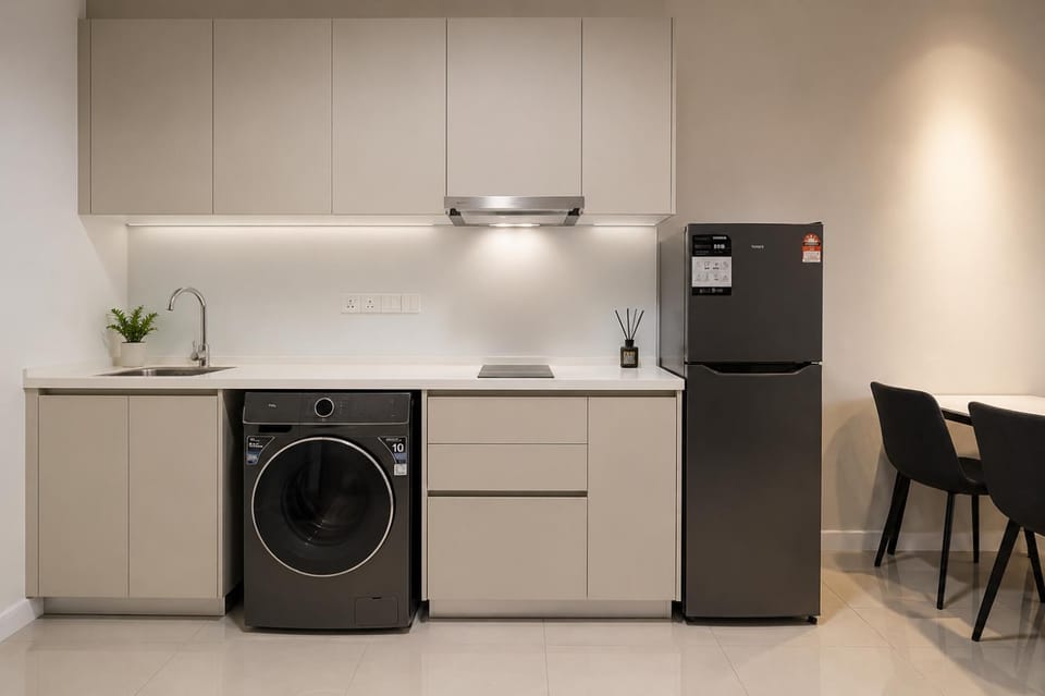 Kitchen or kitchenette, pet friendly, washing machine, dryer