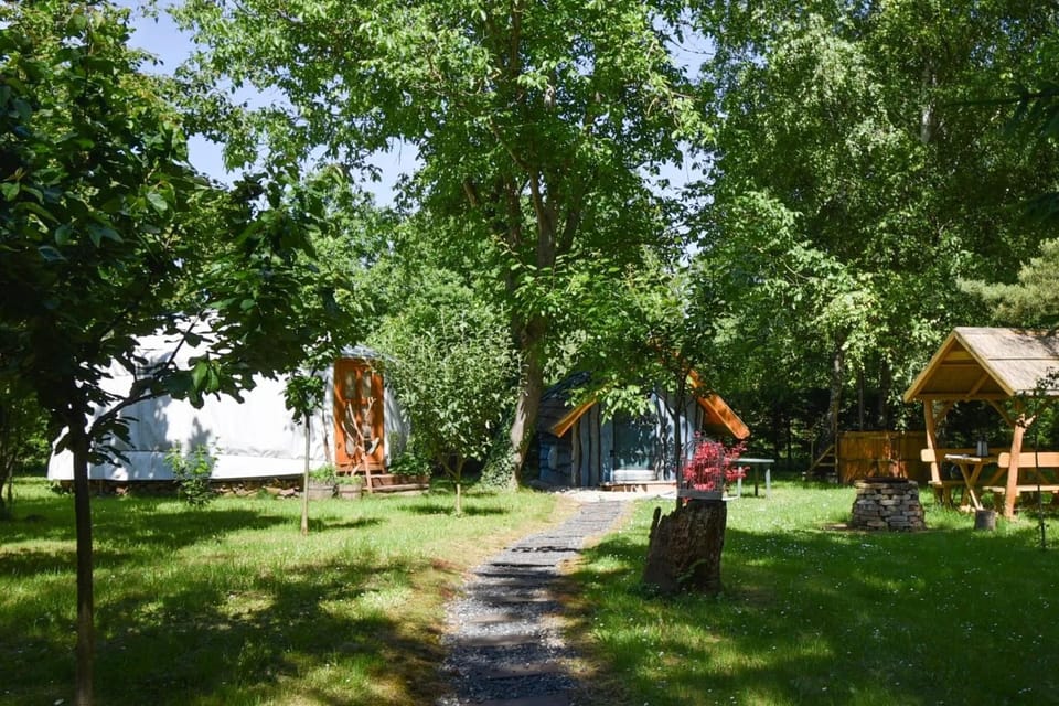 Bakonyi Tündöklő Jurta Bakonykúti Luxury tent in Hungary