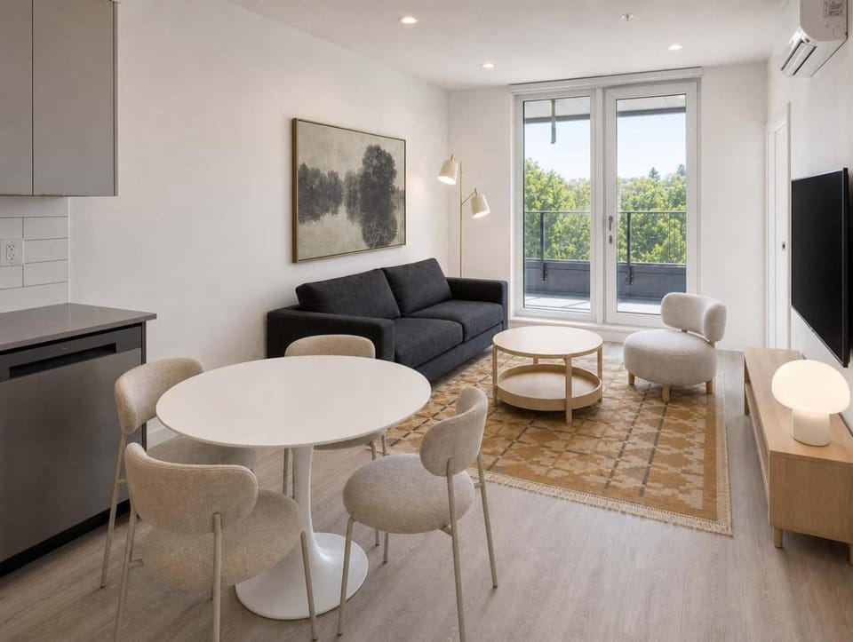 Stylish 1BR Suite with AC and Steps to The Drive Apartment in Vancouver