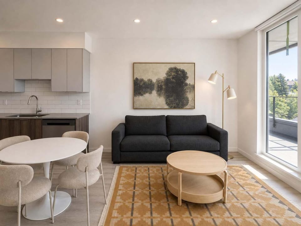 Stylish 1BR Suite with AC and Steps to The Drive Apartment in Vancouver