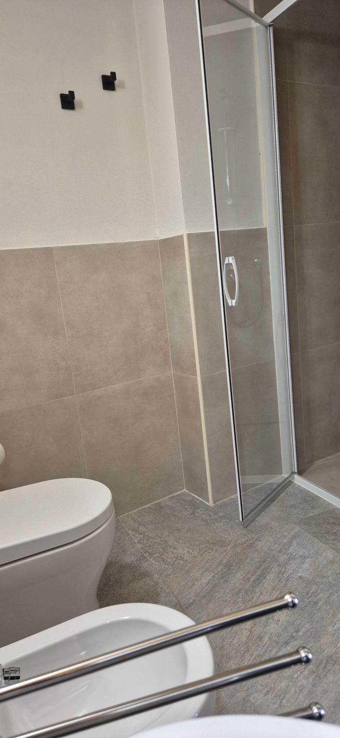 Bathroom, Living room
