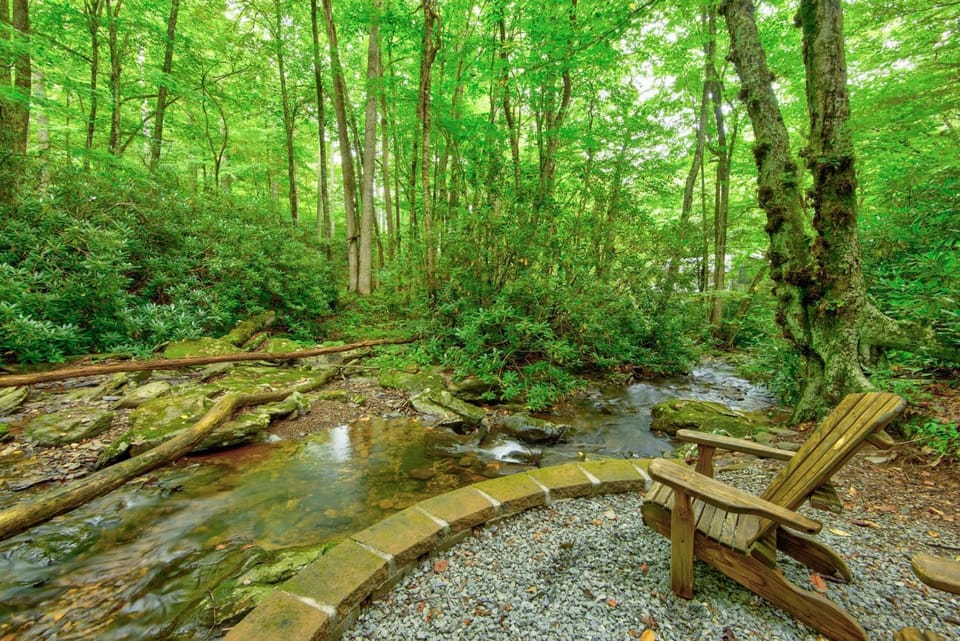 The Dog House - Romantic Hot Tub Creekside Firepit Perfect couples getaway House in Brushy Fork
