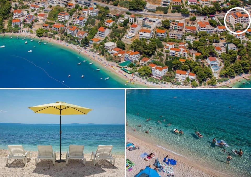 Property building, Beach, sunbed