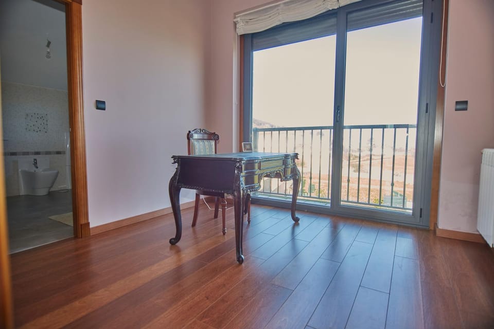 Bathroom, Seating area, Bedroom