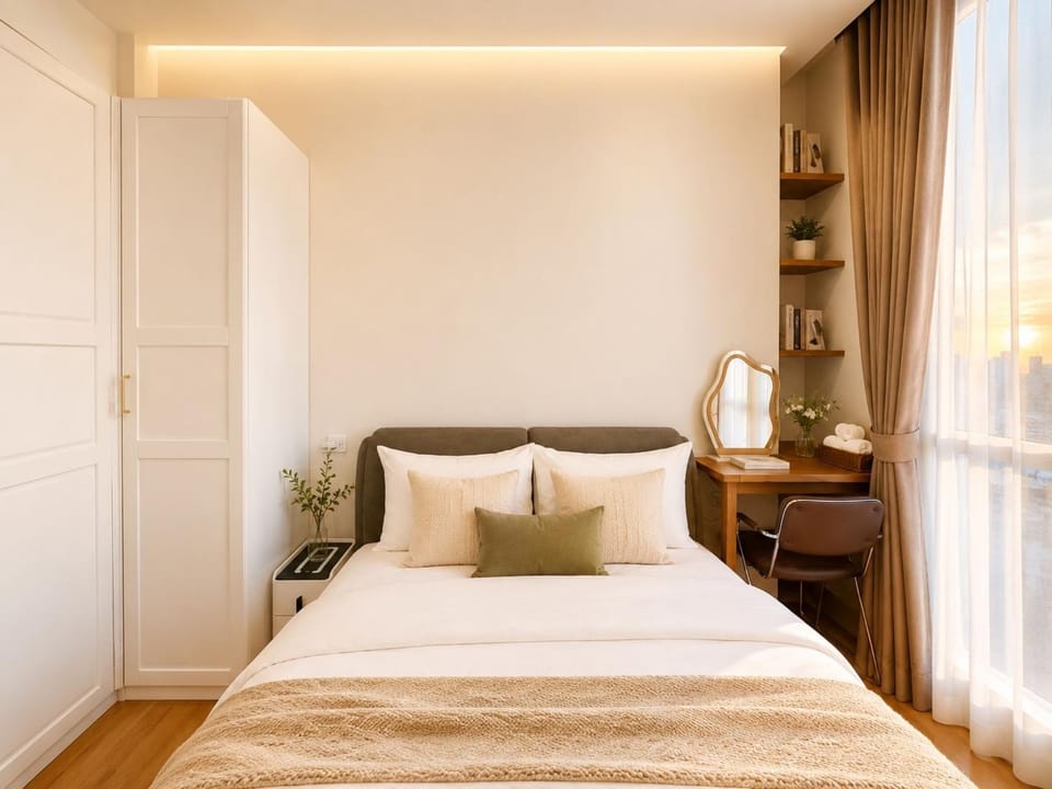 Bed, Bedroom