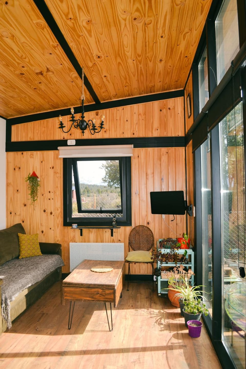 Bed, View (from property/room), Living room, Photo of the whole room, Seating area