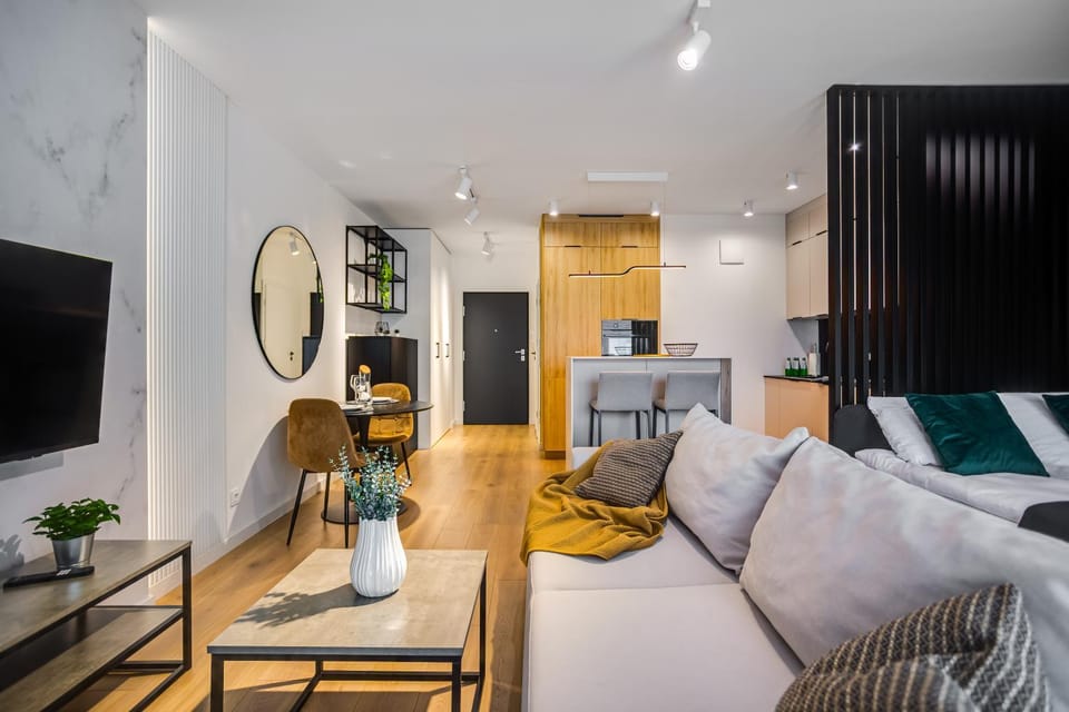 Bułgarska 59 - Zmysłowy Design & Komfort Balkon Apartment in Poznan