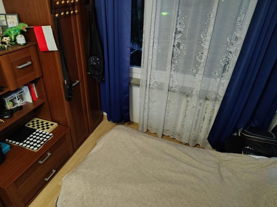 Bed, Photo of the whole room, Bedroom, wardrobe