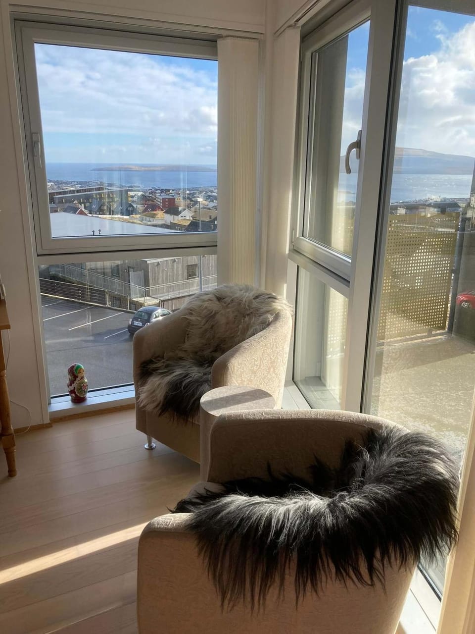 Panoramic Views of Torshavn and Nolsoy Fjord Apartment in Europe