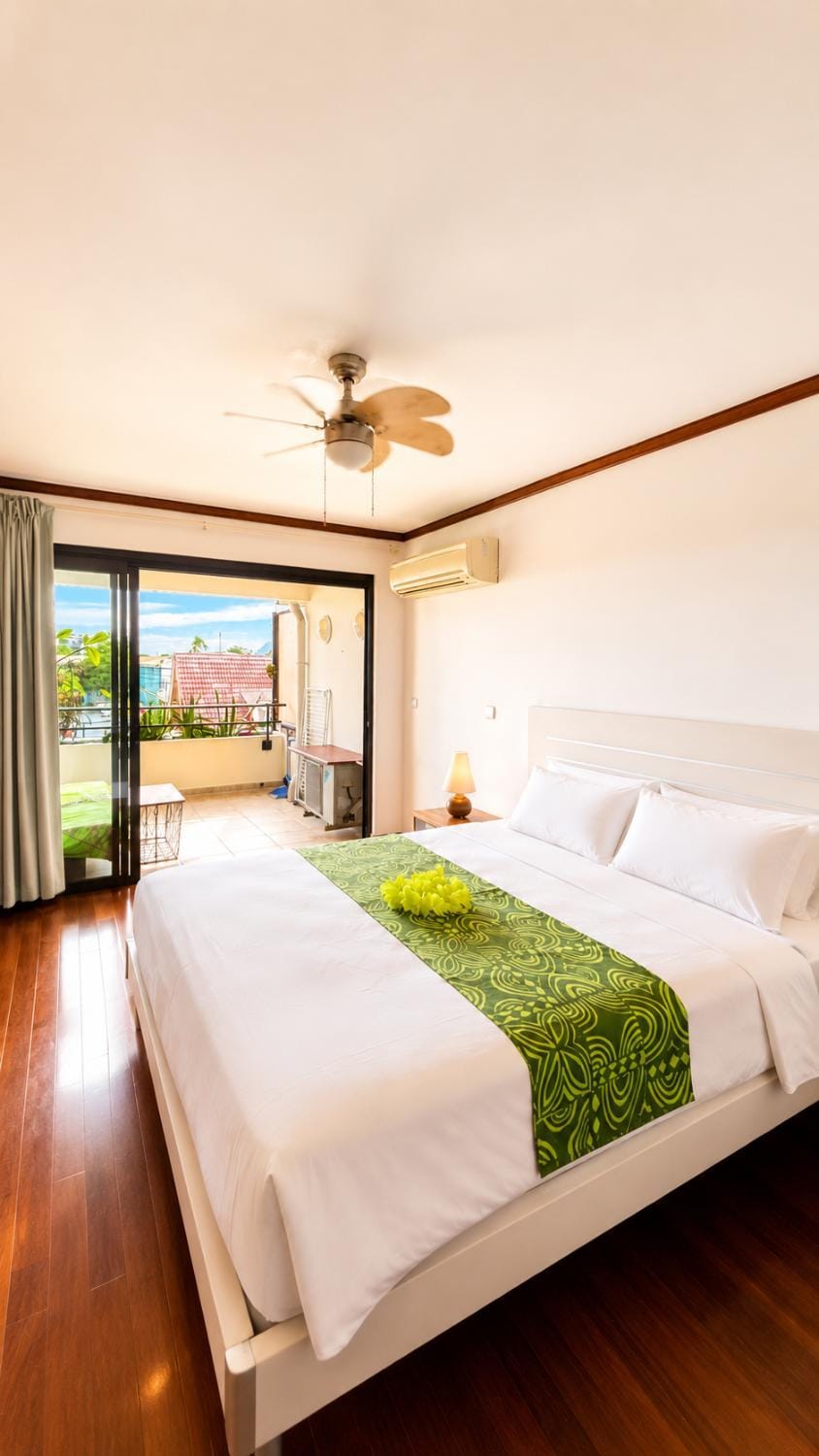 Photo of the whole room, Bedroom