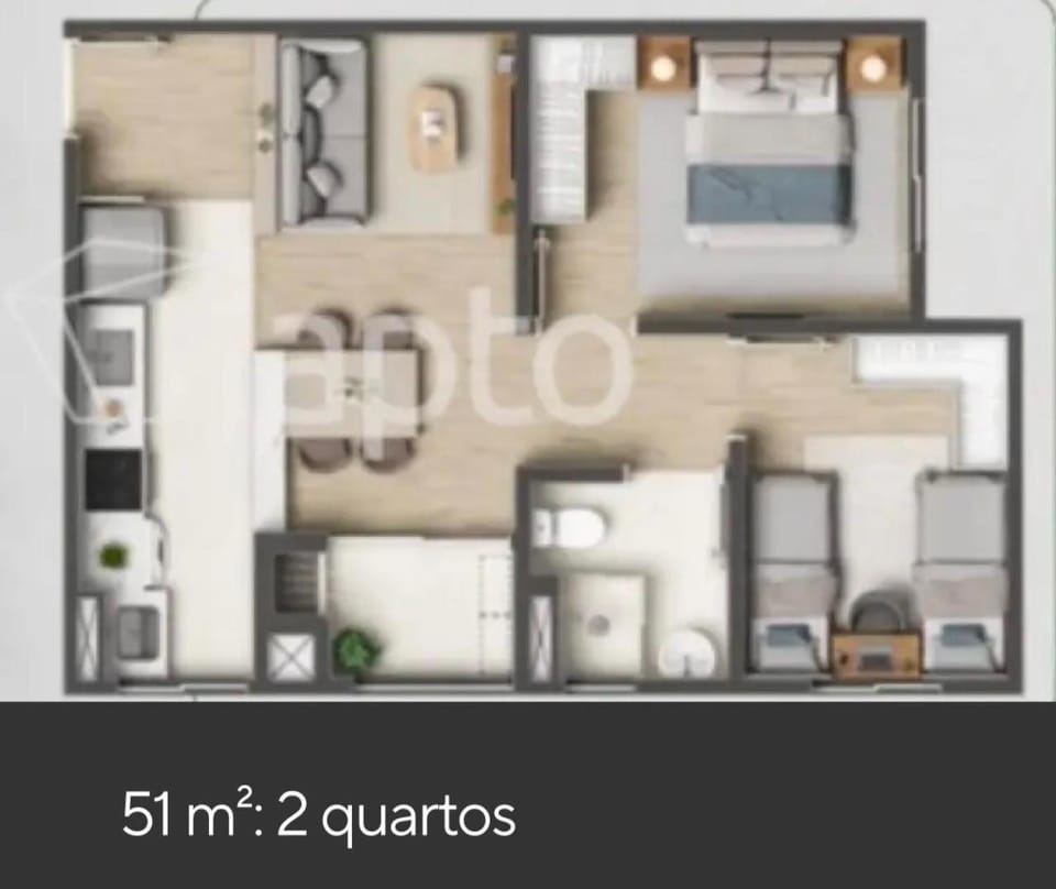 Verde mar Beatch club Apartment in Penha