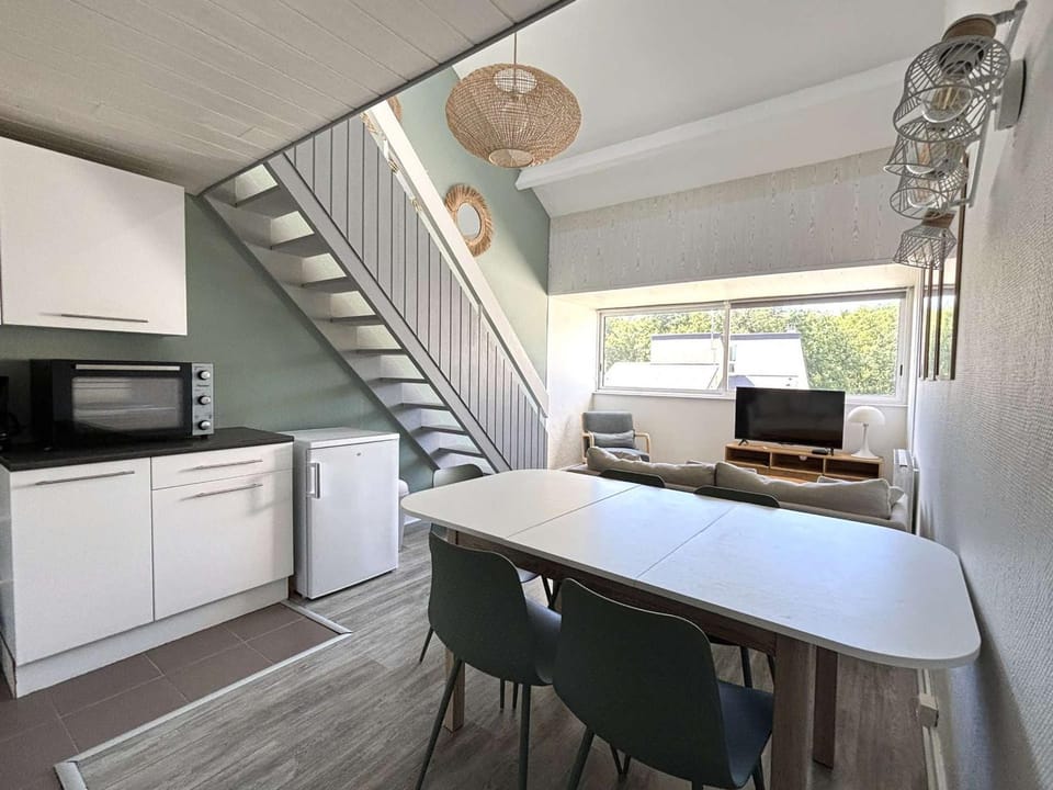Duplex & studio, piscine, tennis - 7 pers. - FR-1-481-197 Apartment in Combrit