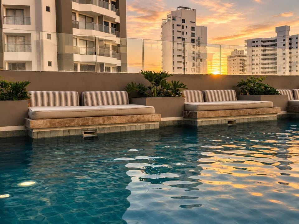 Pool view, Swimming pool, Swimming pool, sunbed