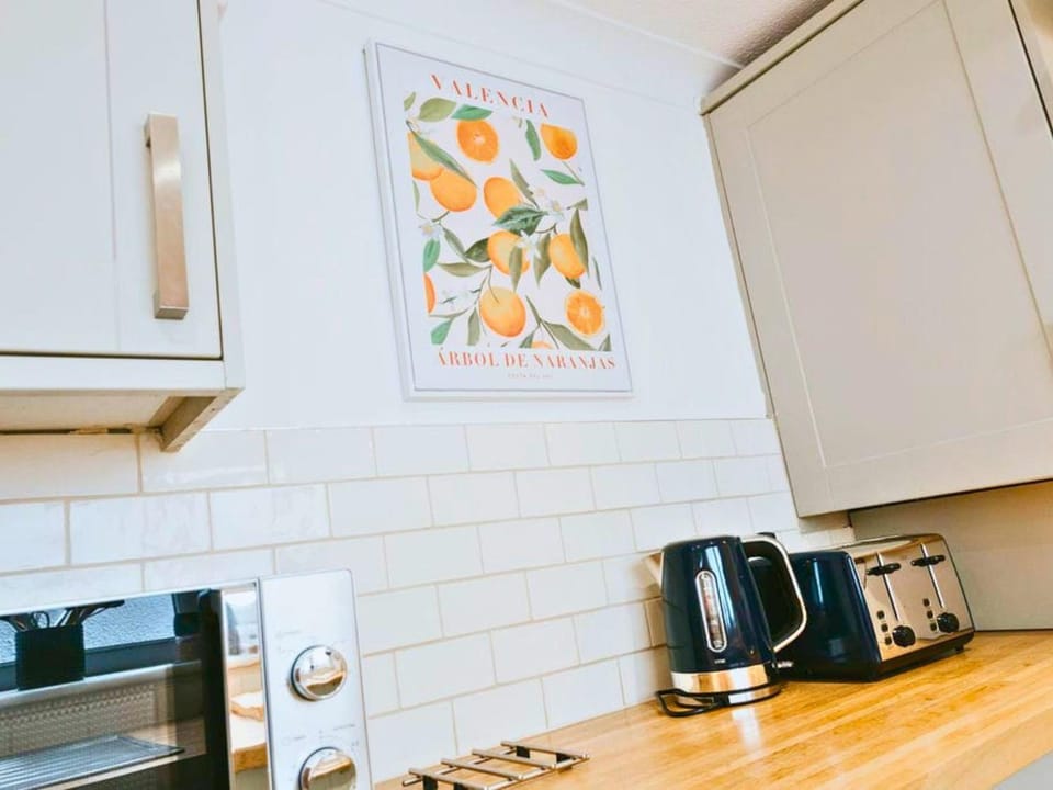 Coffee/tea facilities, Kitchen or kitchenette, minibar, stove, toaster
