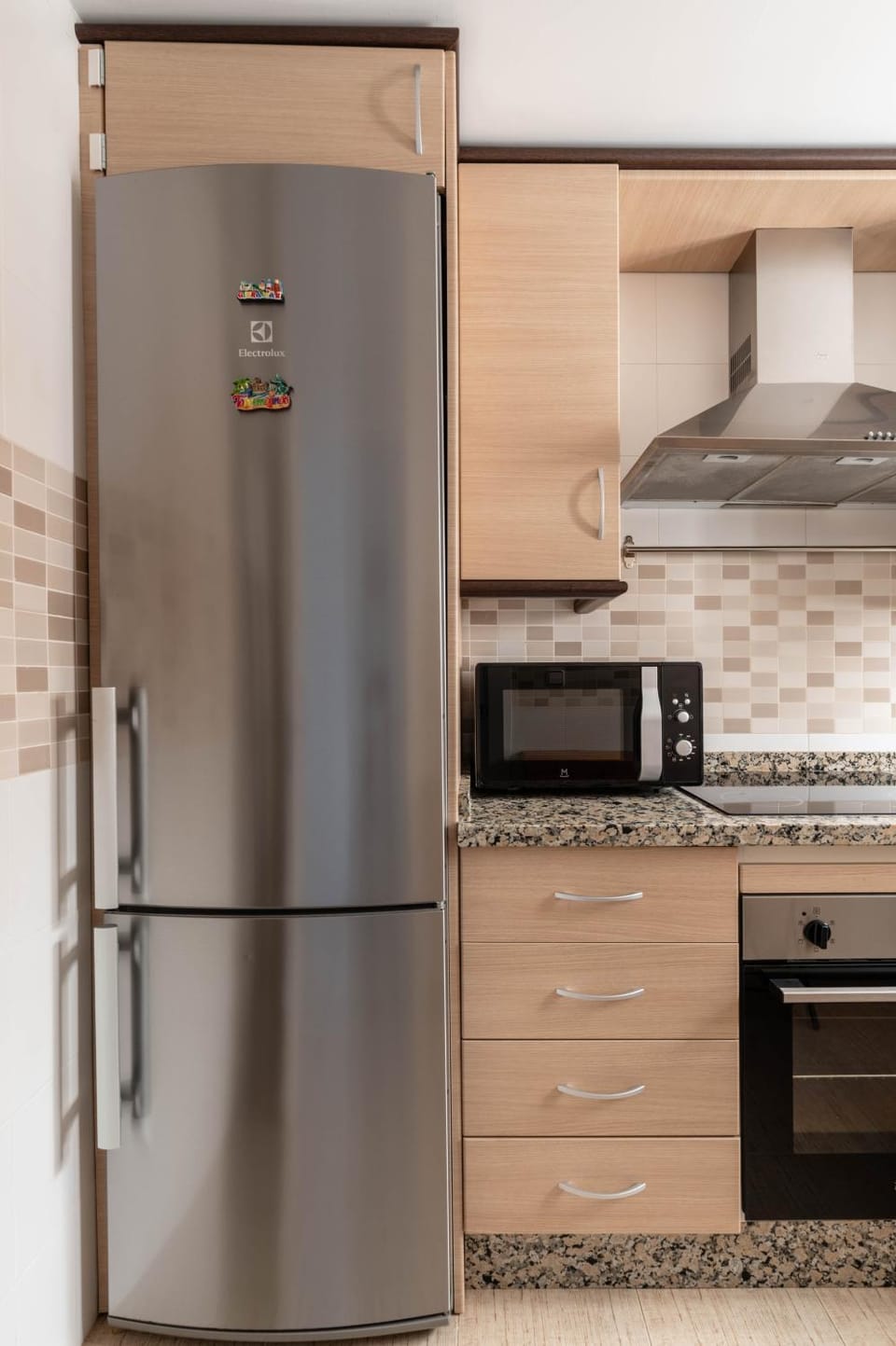 Kitchen or kitchenette, oven, stove