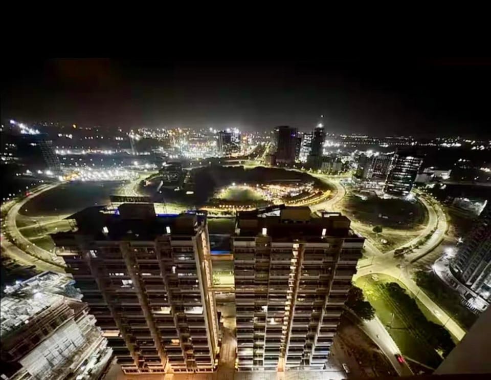 Corporate Skyline Tower 2BHK with AC, WIFI, Pool, Gym by Imperia Stays Apartment in Gujarat