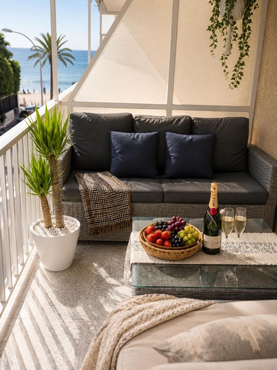 Balcony/Terrace, Seating area, Sea view