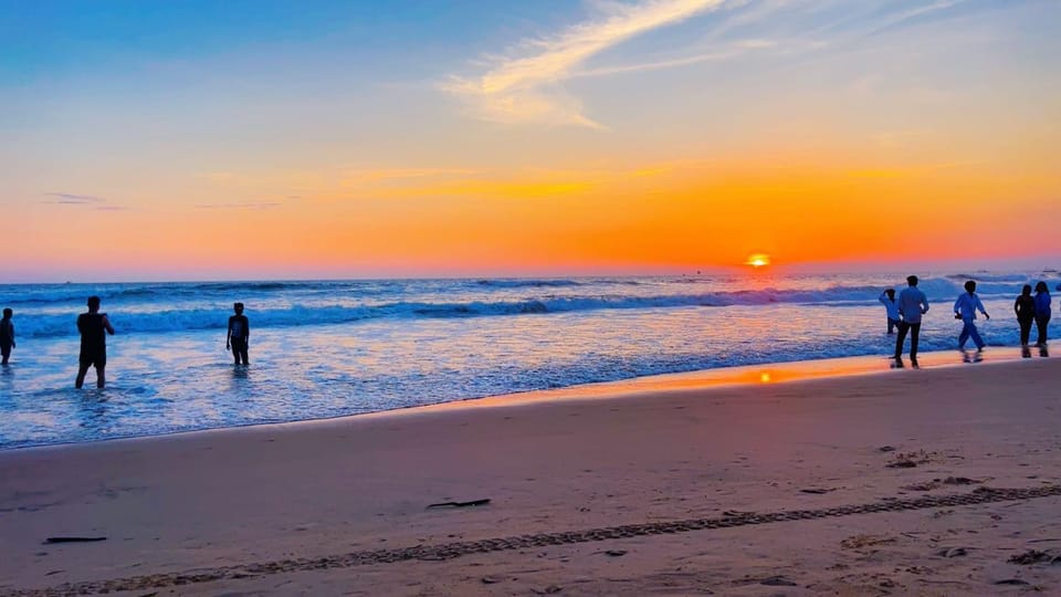 Day, People, Natural landscape, Beach, Sea view, Sunrise, Sunset, group of guests