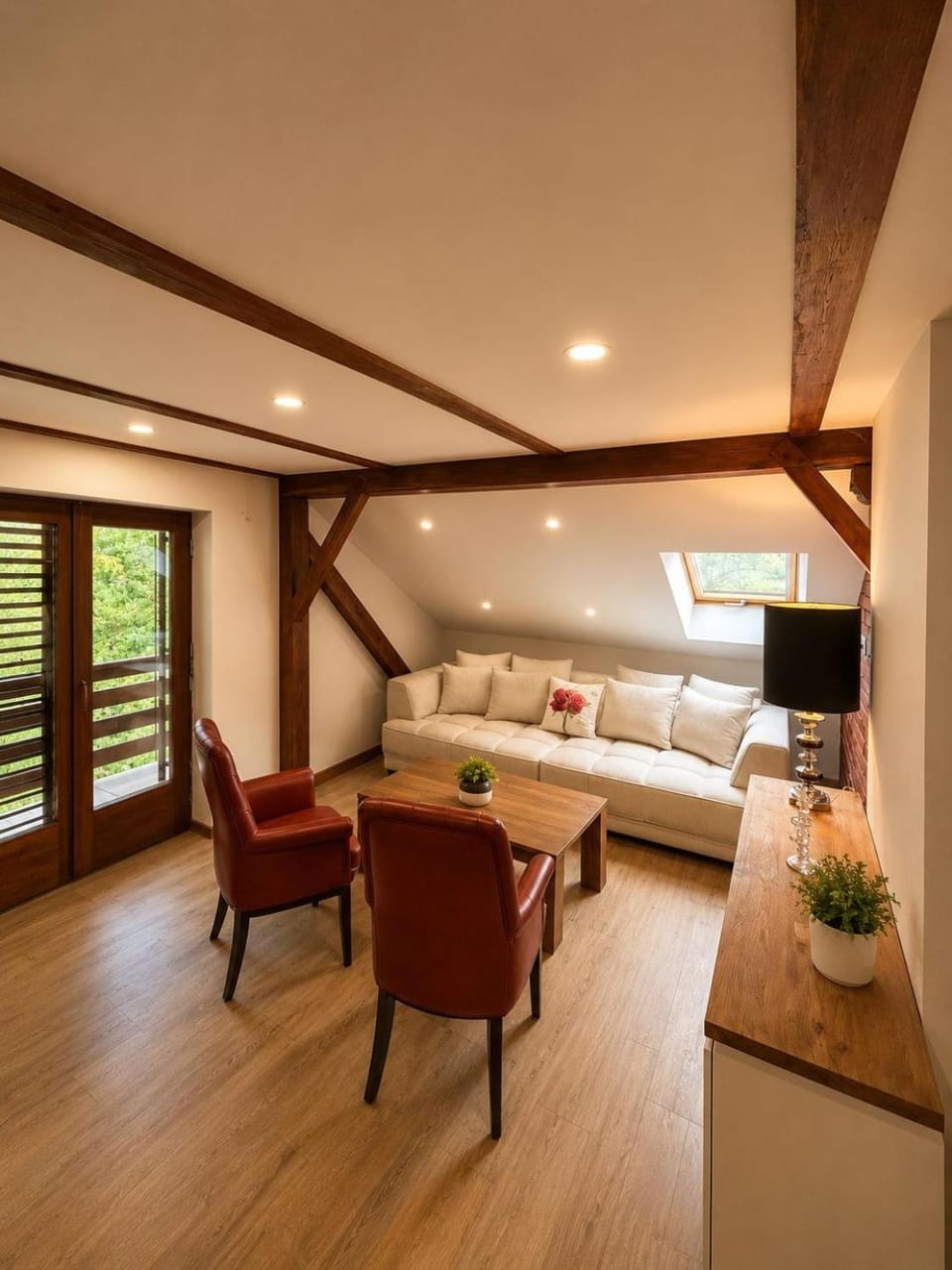 Communal lounge/ TV room, Bed, Living room, Seating area
