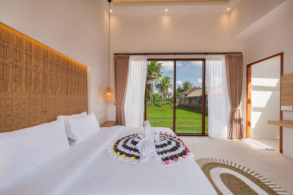 Peaceful 2BR Villa in Ubud with Ricefield View Villa in Abiansemal