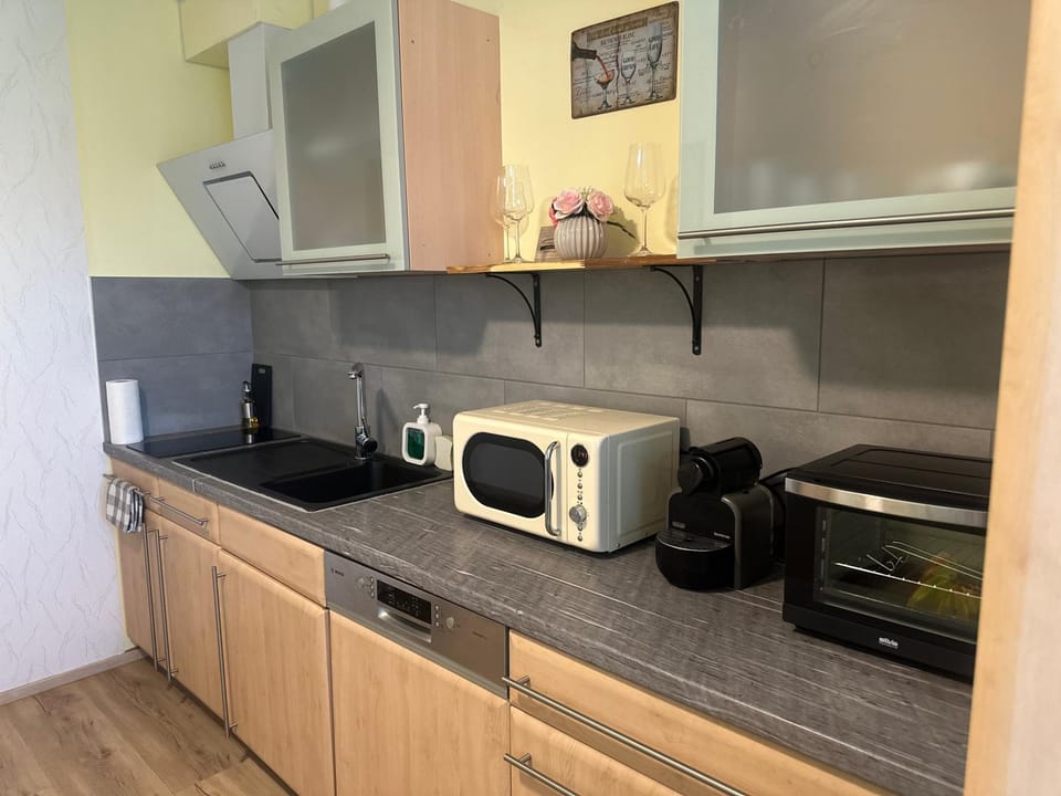 Kitchen or kitchenette, kitchen