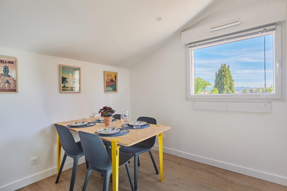 T2 Premium Climatisé avec vue dégagée, à 10 min du Centre Historique à pied Apartment in Aix-en-Provence