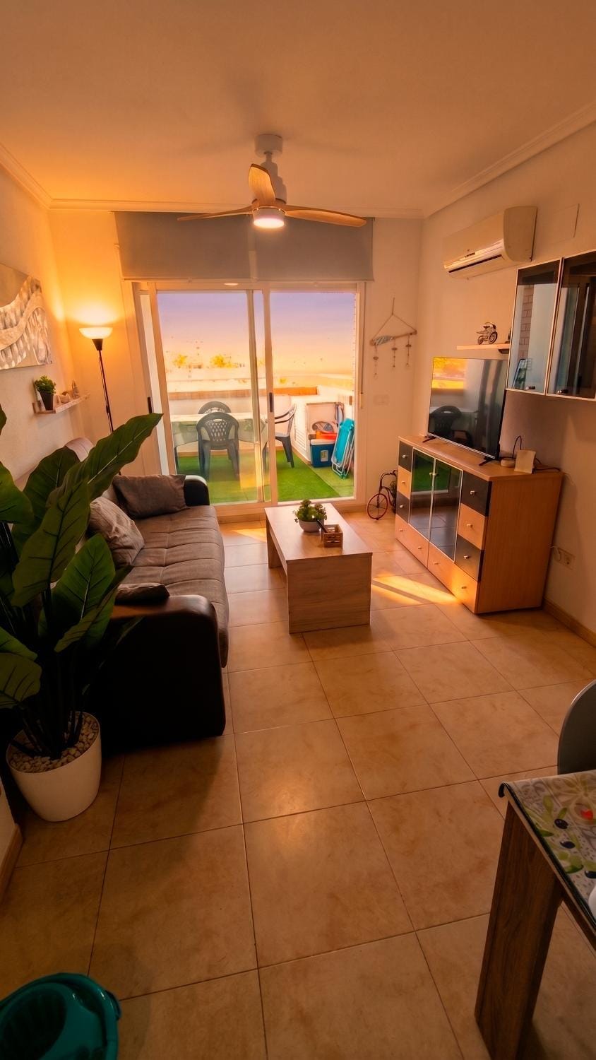 TV and multimedia, View (from property/room), Balcony/Terrace, Living room, Seating area, air conditioner