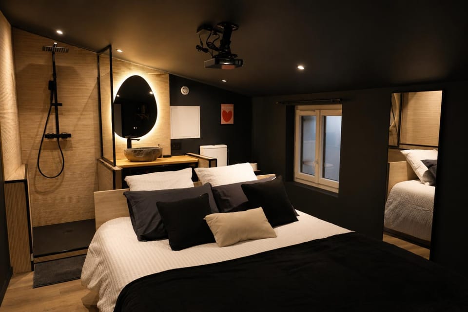 Éclipse - Loft Romantique - Jacuzzi - Cinéma Privé Apartment in Gaillac