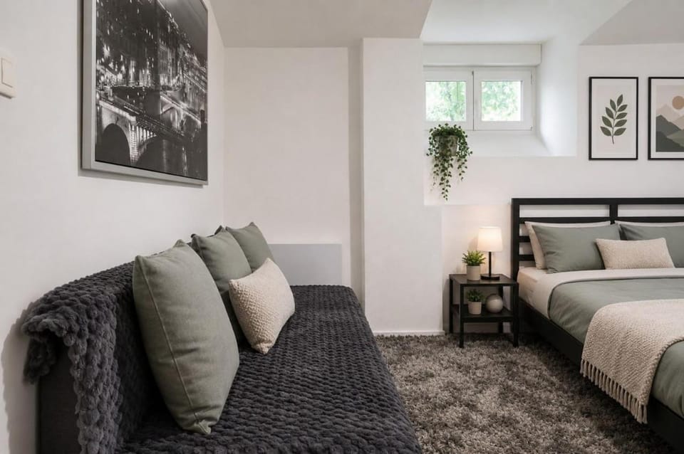 DeLuxe Studio, Naturellement Frais, Parking Privé Gratuit, MULHOUSE CENTRE Apartment in Mulhouse