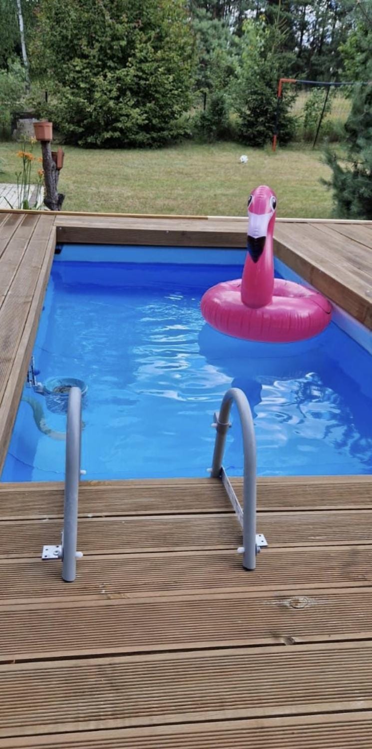 RUSINÓWKA - DOM Z DALA OD MIEJSKIEGO ZGIEŁKU Dom z Jacuzzi House in Masovian Voivodeship