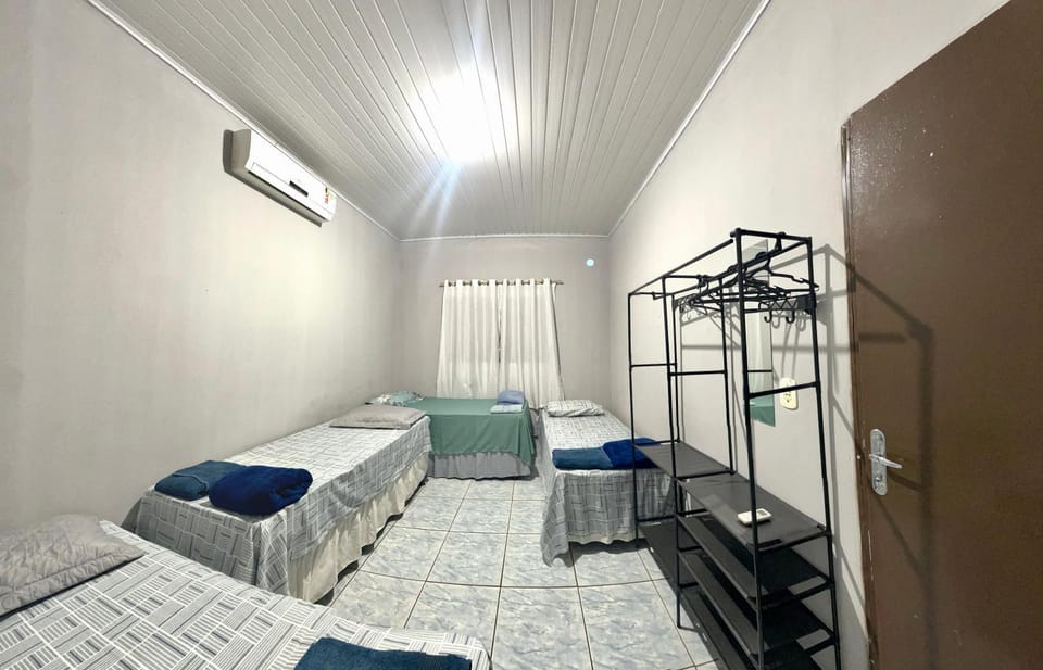 Bed, Photo of the whole room, Bedroom, towels, wardrobe, air conditioner