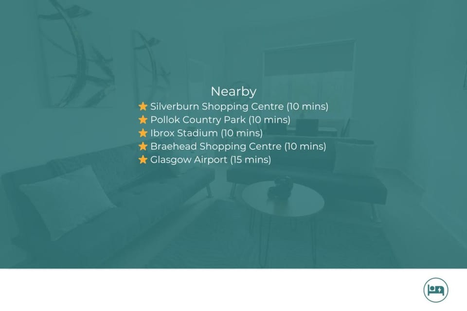 Stylish 3 BDR in Glasgow - Sleeps 6 - Free Parking Apartment in Glasgow
