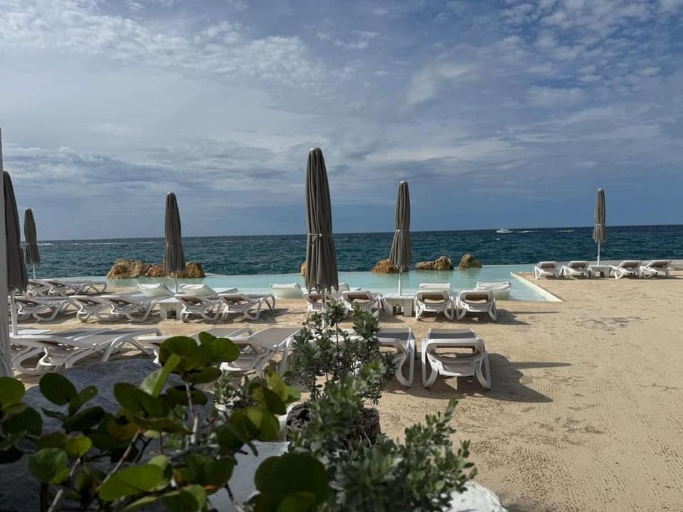 Natural landscape, Beach, sunbed
