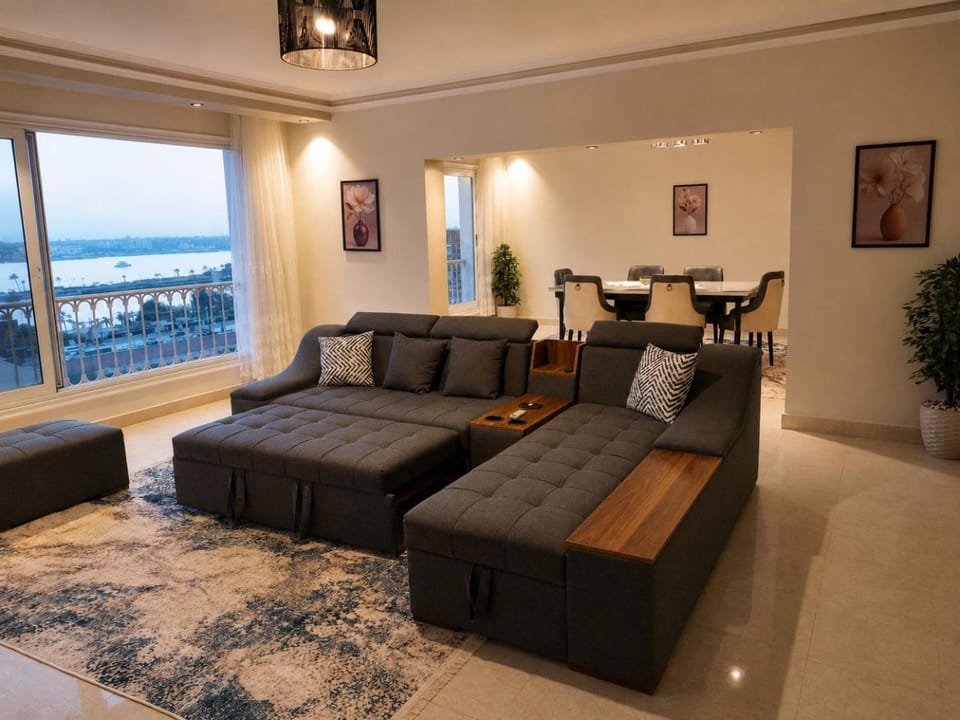 Natural landscape, Living room, Seating area