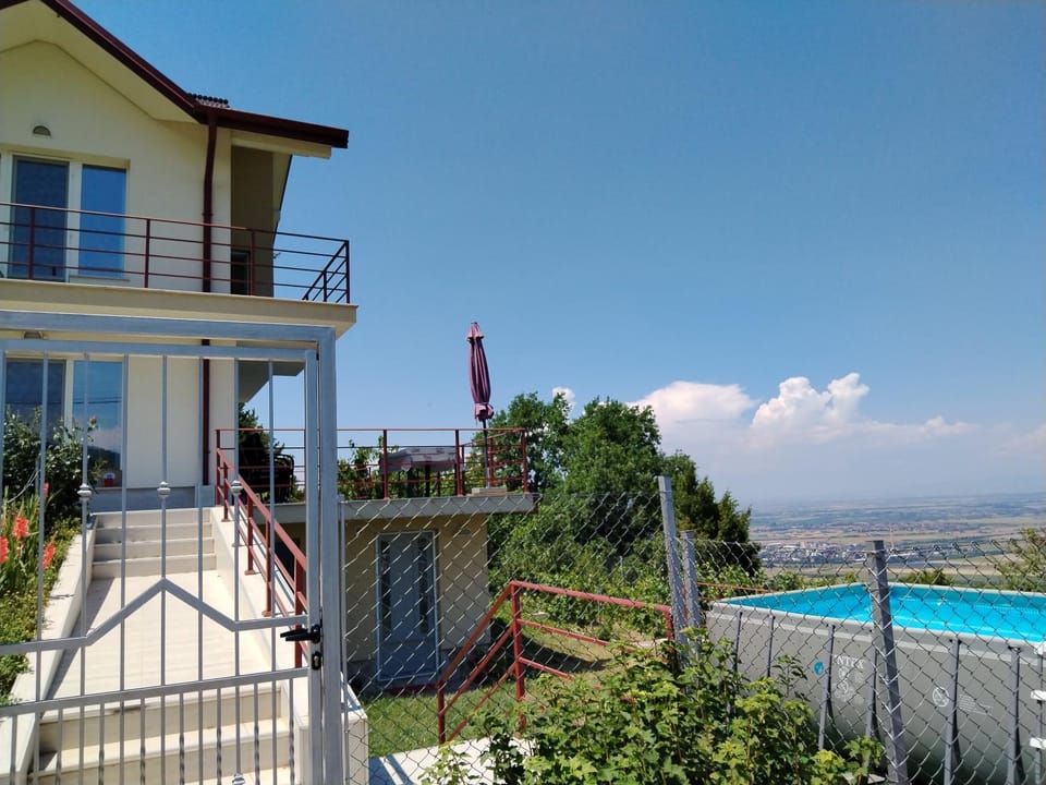 Patio, Day, Natural landscape, Pool view