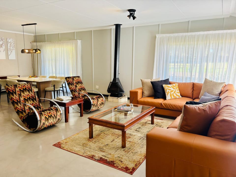 Living room, fireplace