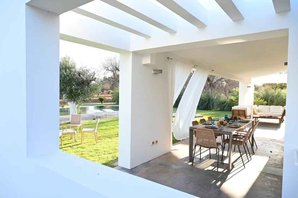 Property building, Swimming pool, Inner courtyard view
