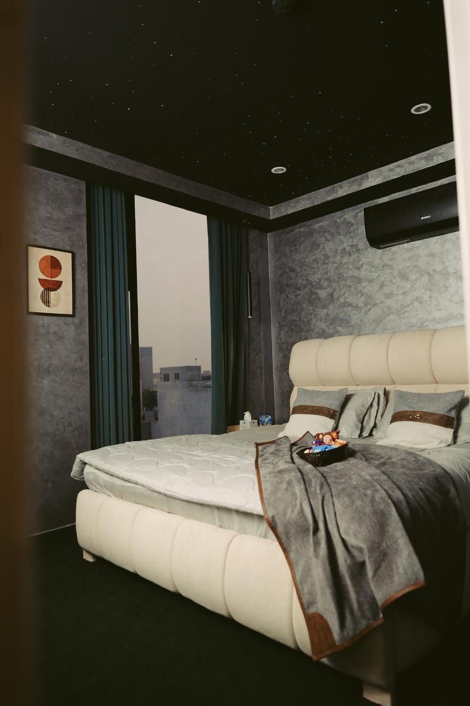 1 BHK Lunar Noir Starlight Ceiling & Moon Wall Bahria Lahore Apartment in Lahore