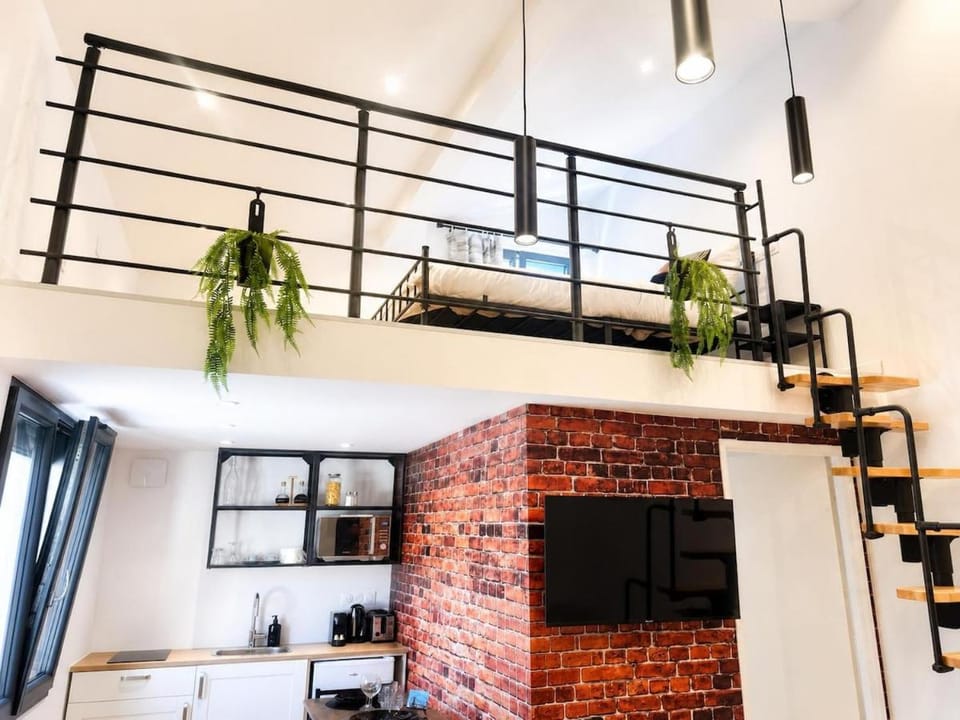 Le Jardin d'Eden City loft-Hôpitaux-Eurexpo-Parking-Groupama-Climatisé Apartment in Villeurbanne